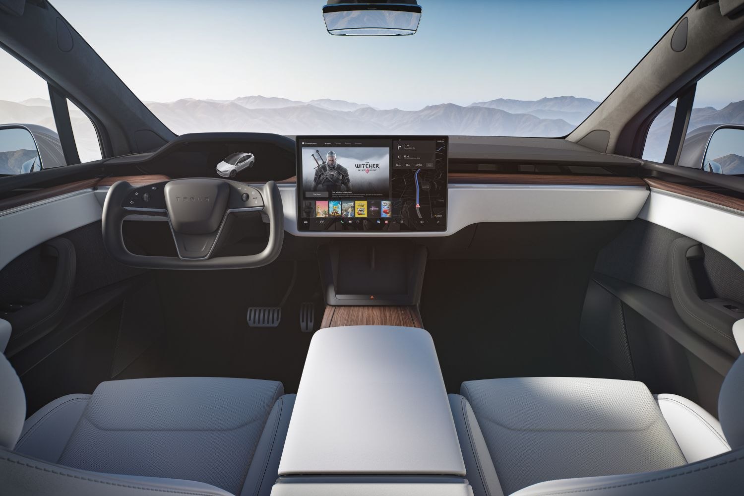 Tesla model s interior 2021